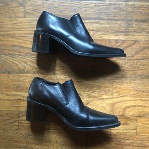 Bongo black ankle boots